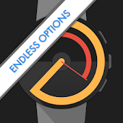 Watch Face - Pujie Black - Wear OS & Galaxy Watch