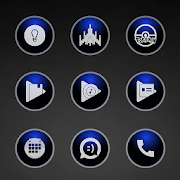 Glossy Blue Icons