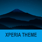 Xperia Theme - Fujiyama Night