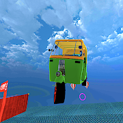 Mega Rikshaw Extreme Impossible Stunts 3D