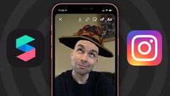 Create an interactive, animated 3D face filter with Spark AR