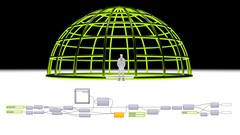 Grasshopper & Rhino Architectural Wireframe Dome