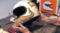 How to Paint Helmets with brush and enamel paint